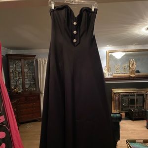 Boutique black evening gown